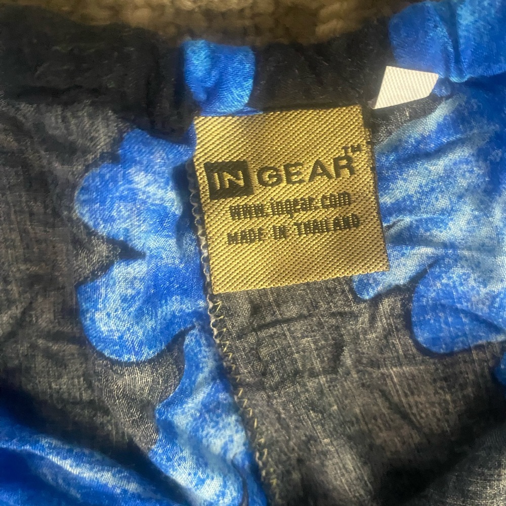 Ingear Black and Blue Floral vacation lounger pants - Picture 2 of 8